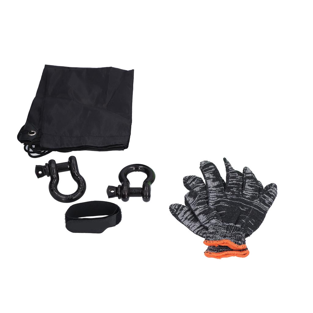 Tow Rope OffRoad Recovery Polyester Pulling Pull Strap 5 Metres 5 Ton for Car Vehicle(Orange )