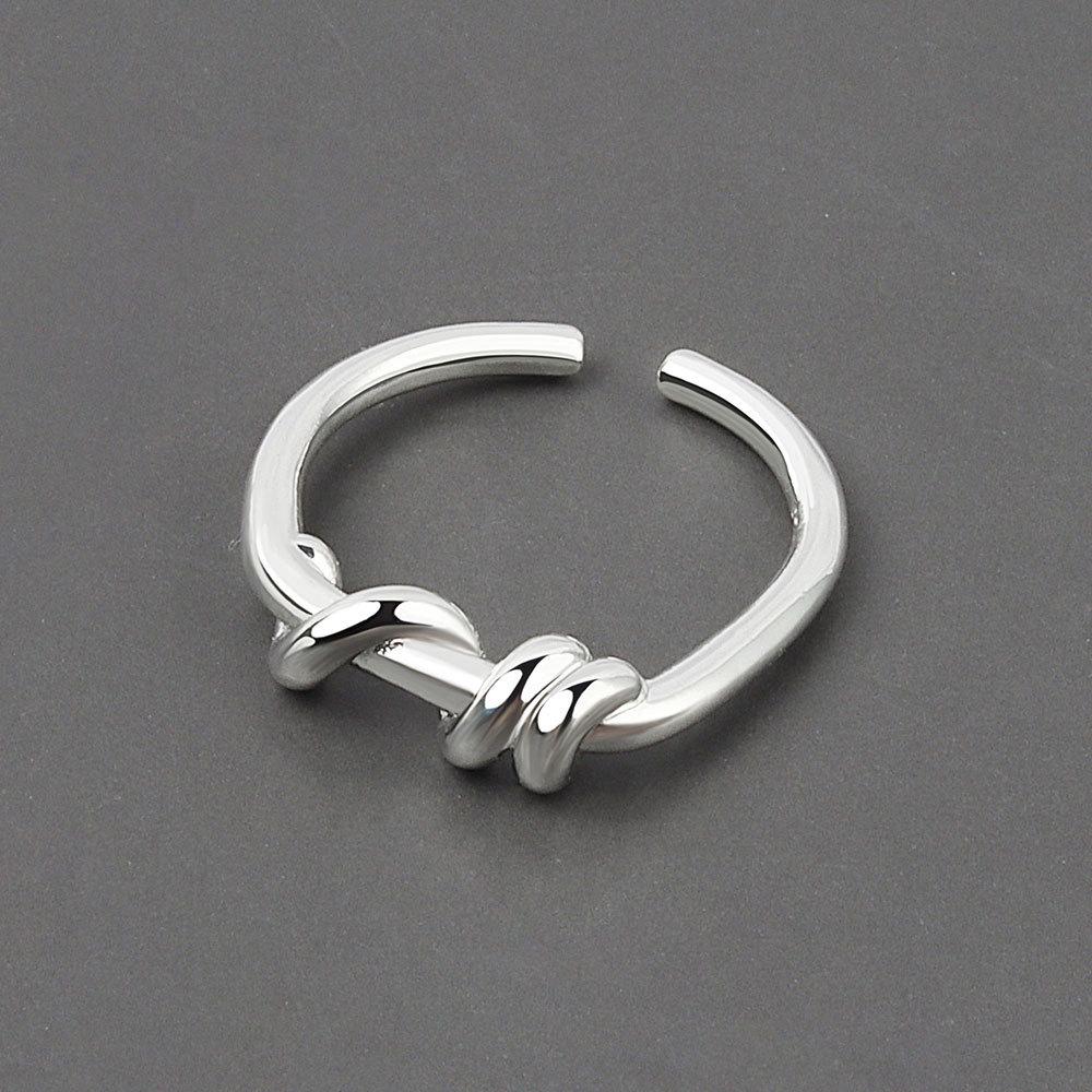 BFCLUB Silver Color Open Ring for Women Leaf Retro Bird Trendy Jewelry Bijoux Birthday Anillos Gift