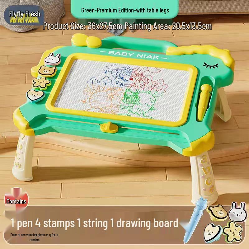 Colorful Magnetic Drawing Board for Kids - Detachable Writing & Graffiti Tool for Kindergarten Learning