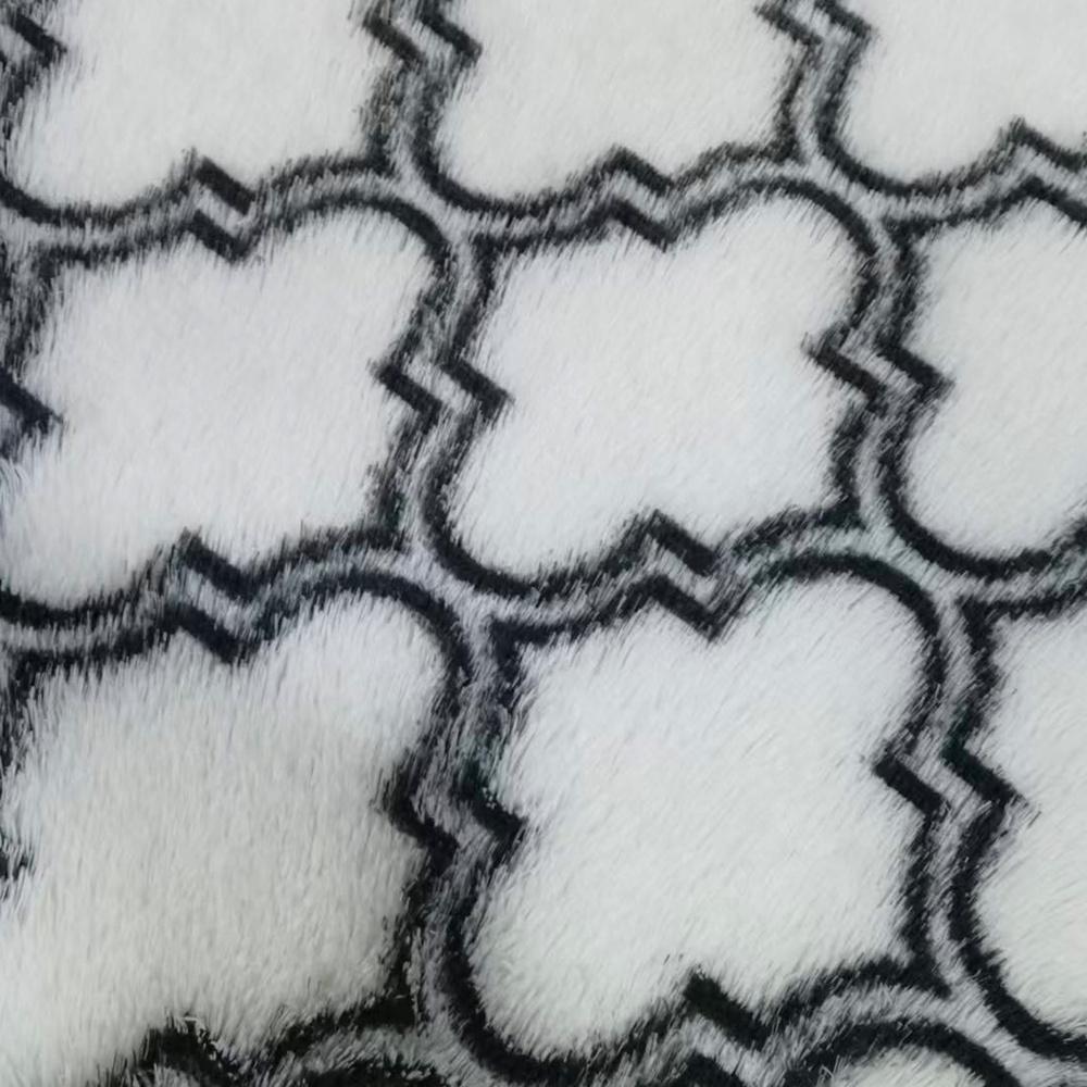 Dywan do salonu shaggy DECOR antypoślizgowy miękki puszysty modny 140x200 White Lantern