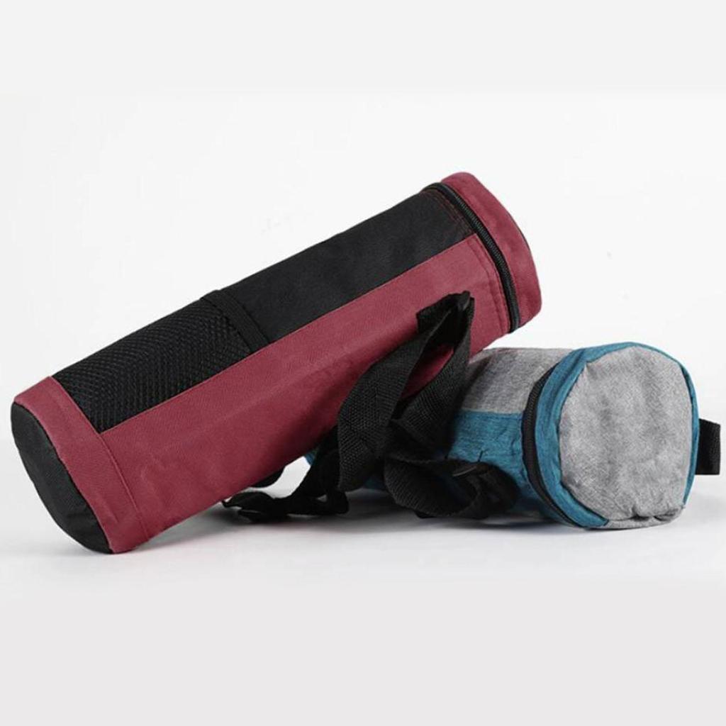 Portable 2L Wine Cooler Bag Camping Travel Insulated Tote Lightweight Cylinder Bottle