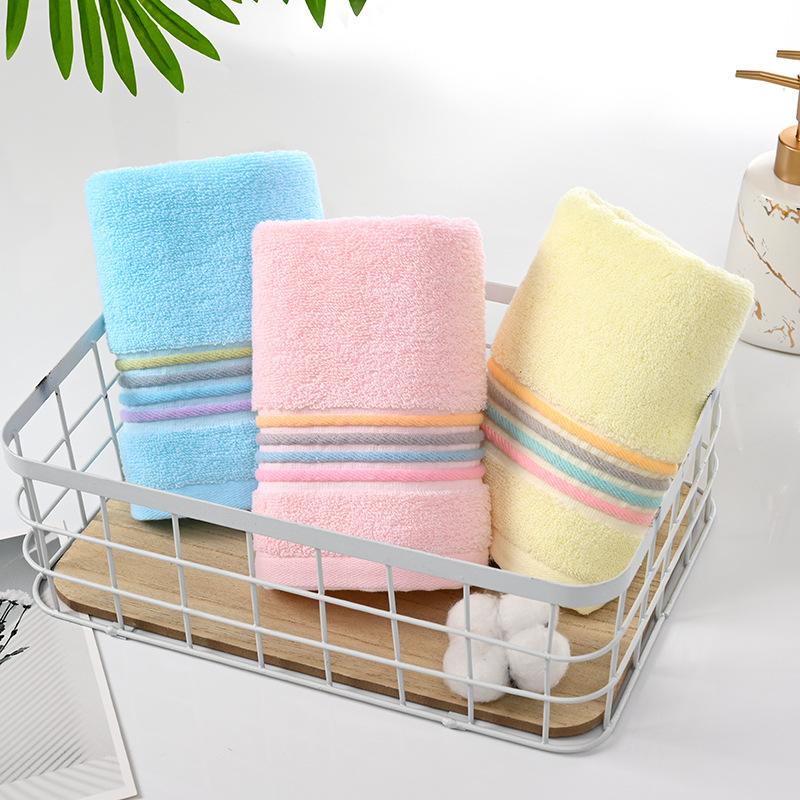 5 Pieces of Pure Cotton Towels for Beauty, Thickened and Absorbent Adult Men's and Women's Face Towels, Wash Face Towels