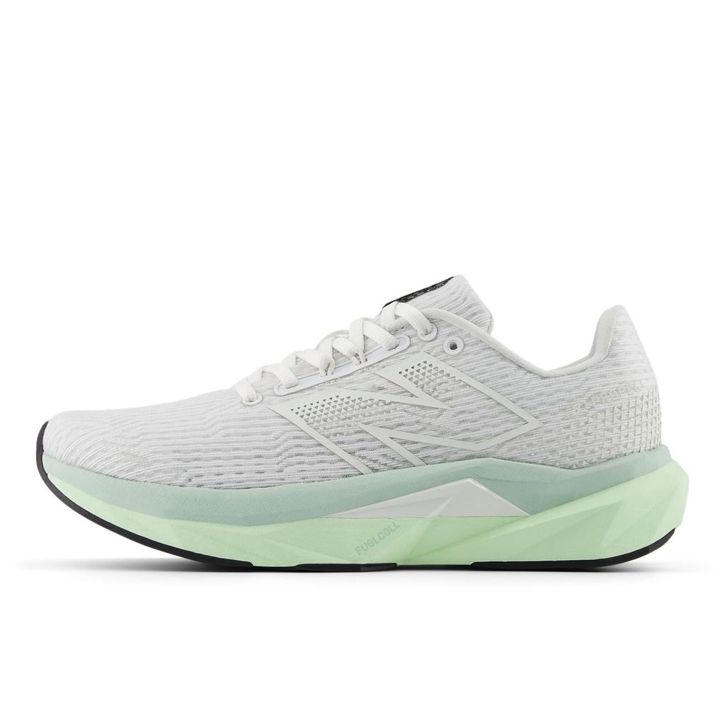 New Balance FuelCell Propel V5 Running Shoes Lightweight Cushioned Sneakers for Road Running and Training - White/Clay Ash (CM5) (Size22.0 Cm B)