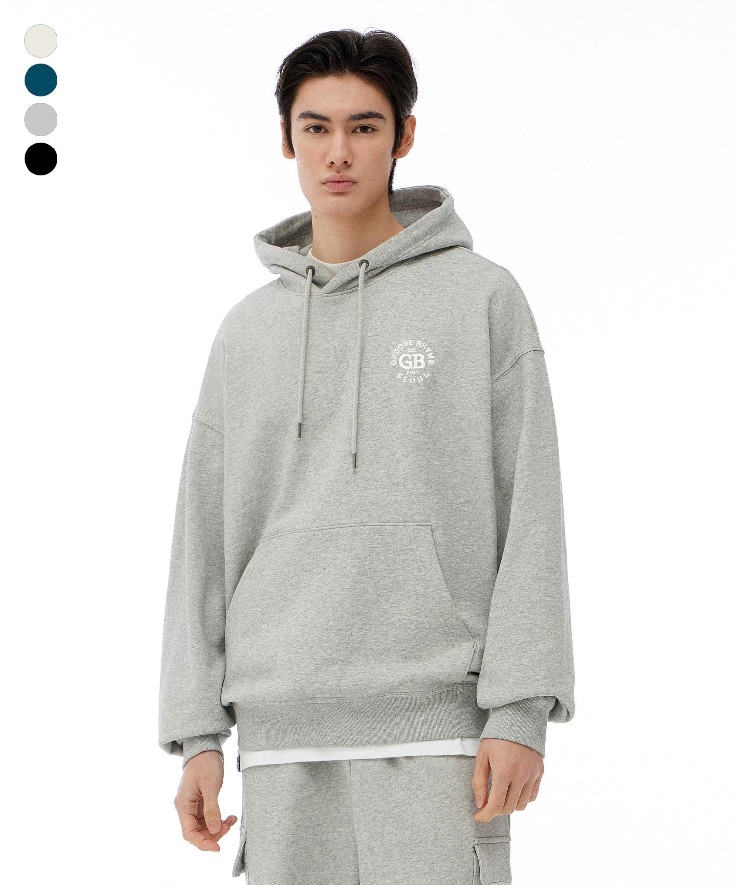 Groove Lime Circle Emb Logo Hoodie (Lrsscth702M) Blue Green / Medium / Free