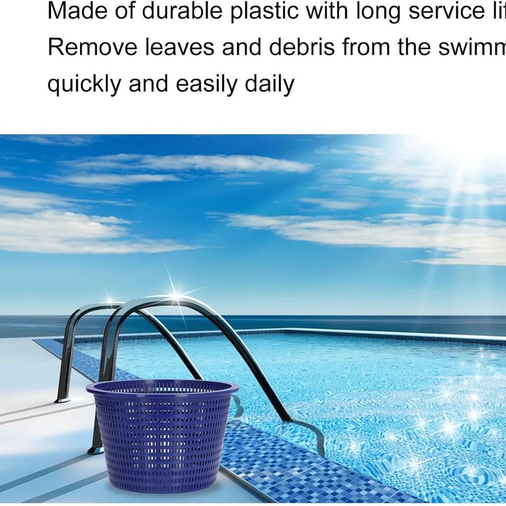 Swimming Pool Skimmer Basket Replacement with Weighted for SP1070  Models Pool Cleaning Skimmer Wall Drain Accessories