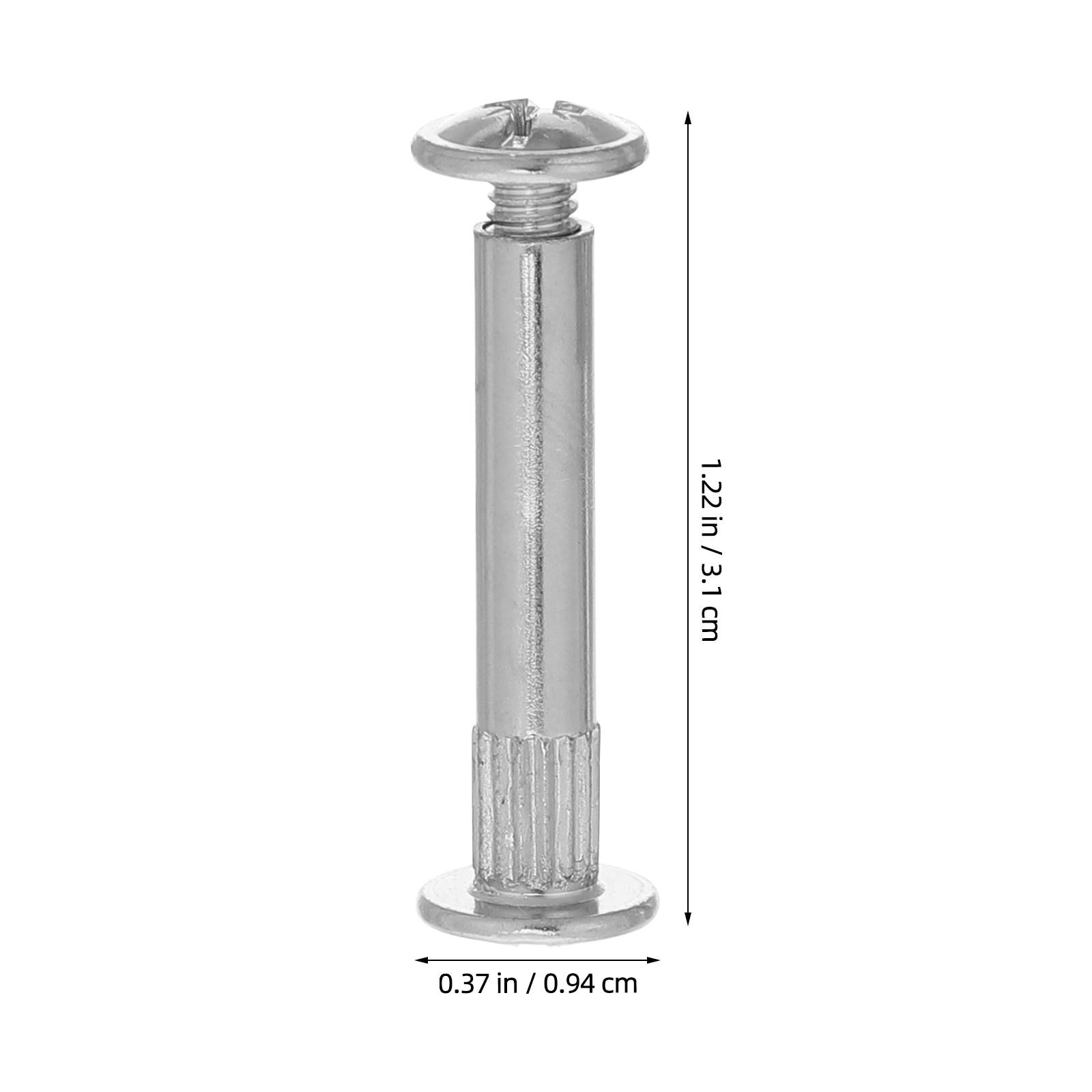 

100Pcs Furniture Connecting Bolts M6 Cabinet Panel Connector Binding Posts Combination Wood Machine Screw Chicago Bolts