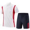 Summer Academy Parent-Child Sportswear Set - Short Sleeve Top & Shorts for Running, Training, Coaching, or Class Uniforms