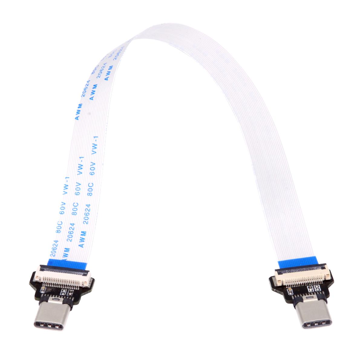 

UC-019-CM CN-008-OTG/CN-009-0.13M/CN-013-MA OTG USB-C Type-C Штекер Хост до Type-C Штекер Цільовий Дані Плоский Тонкий FPC Кабель As Shown A