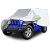 210D Waterproof Full Car Cover for JEEP Wrangler JK JL 2-Door / 4-Door 2007-2020 Weather Protection Cover Outdoor Snow Rain Dust