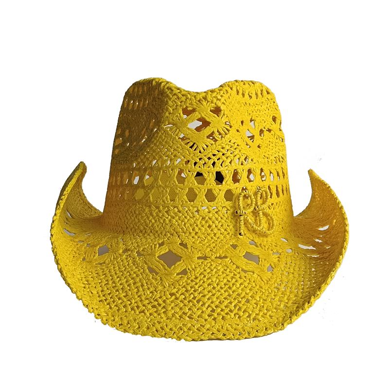 Fashionable Rb Cowboy Hat Letter Straw Hats For Women Men Summer Outdoor Holidays Beach Sun Hat For Women Fashion Panama