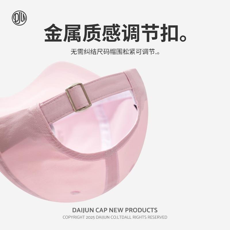 New outdoor quick-drying light and thin baseball cap spring and summer rose embroidery sunshade sunscreen small soft top cap