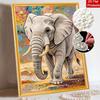 Elegant Elephant Pearl Kit DIY 5D Rhinestone Art Craft for Adults Home Party Decoration Handmade Gift