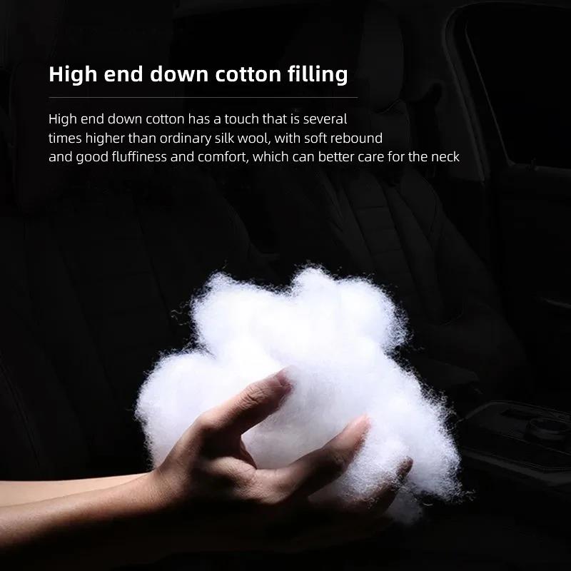 GLC GLB Car Seat Headrest Auto Logo Neck Pillow Lumbar Suppor For Mercedes Benz AMG W204 W205 W203 W211 W212 W213 W201 W210 W12