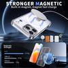 Case for Iphone 17 16 15 14 13 12 Pro Max 360-degree Rotation Holder Protective Case Wireless Charging Anti-Fingerprint Magnetic