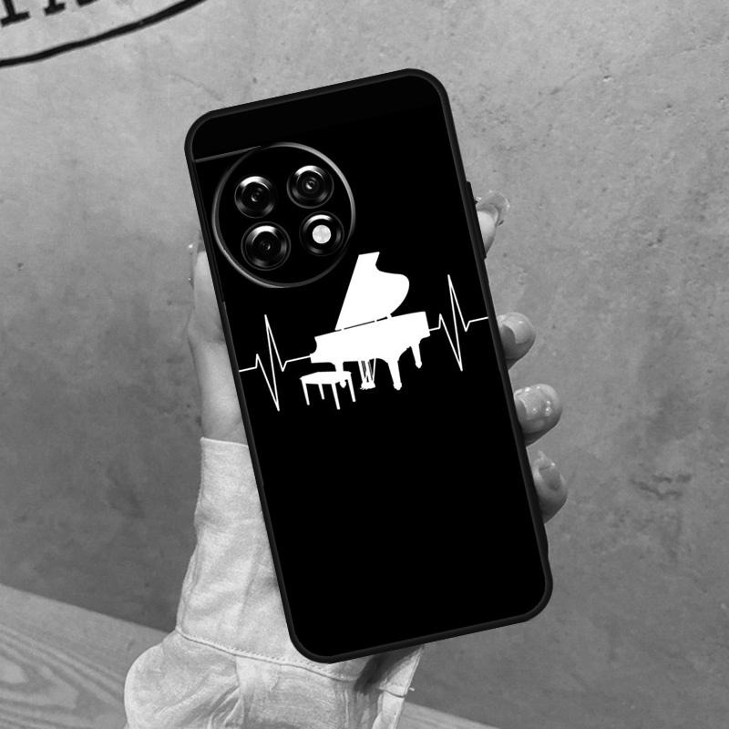 Music Piano Elegant Case For OnePlus 15R 15 13R 13 13T 12 12R 11 10 10R 10T 8T Nord CE 5 2 3 4 Lite N20 N30 Cover