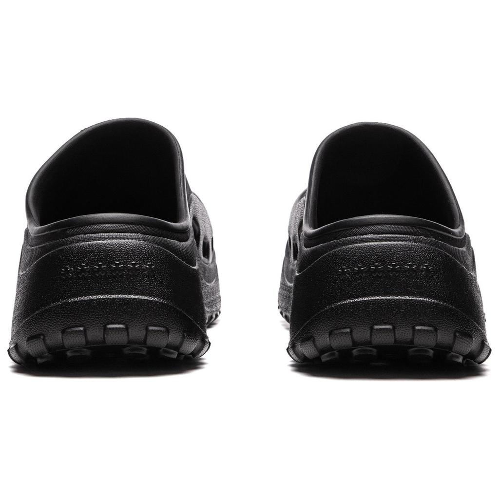 Li Ning Project* Muller Trendige Anti-Abrieb Zehenfreie Hausschuhe Damen Hausschuhe Schwarz AGAU020-4