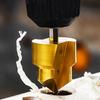 Quickly Replace Metal Hexagonal Shank Hole Drill, Metal Coated Titanium PPR, and Multi Size Hole Drill Bits