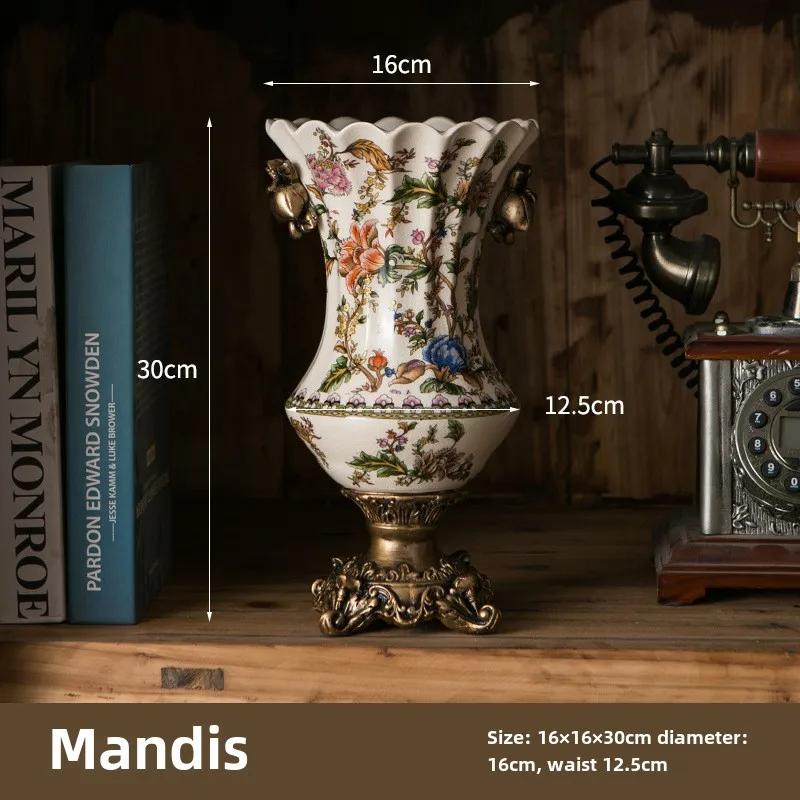 

Керамическая ваза с трещинами на льду Креативное украшение для дома Поделки Цветы Украшение вазы из сухоцветов Украшение цветочной композиции на столе