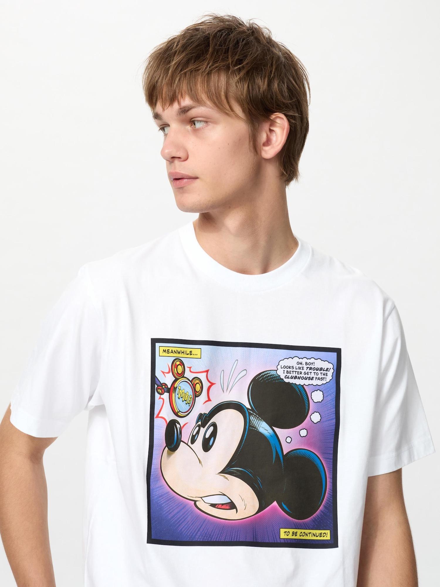 

Uniqlo Футболка с коротким рукавом и принтом Микки Фейса UT D 00 WHITE/UNISEX S