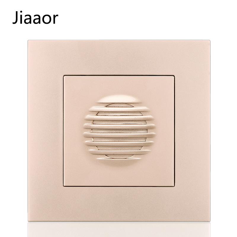 Dingdong Wired 220V Hotel Doorbell Speaker with Concealed Switch Panel