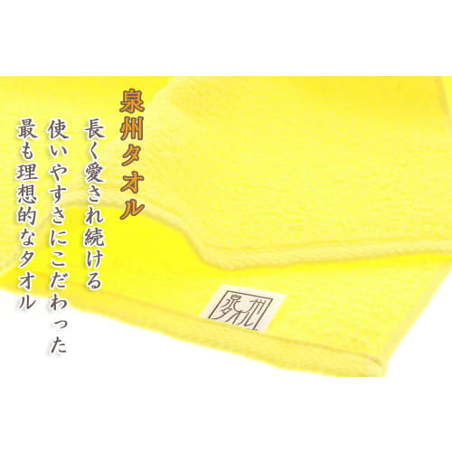 Senshu Towel Bath Towel, Arc Color, Made In Japan, Yellow, Approx. 60 X 120 Cm, BG210203