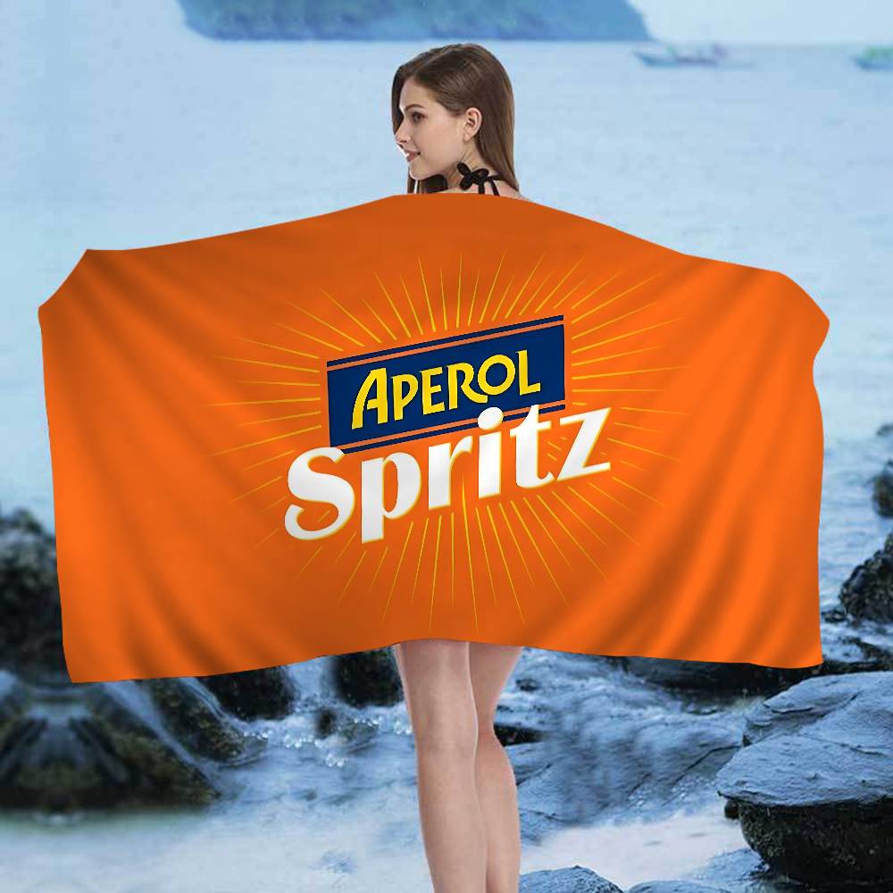 

Бренд A-Aperol S-Spritz Микрофибра Пестрый Пляжное полотенце Альпинизм Йога Пляж Плавание Бег Впитывающее Мягкое полотенце W40*H60(CM)