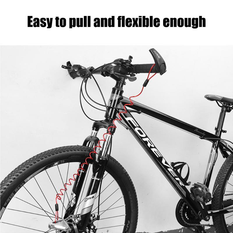 Anti-ladrão Segurança Bicicleta Scooter Cadeado Corda Segurança Motocicleta Cadeado Cabo Acessórios Motocicleta Alarme Disco Cadeado Lembrete Cordão