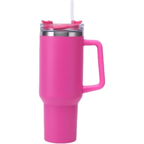 Eyawe Thermos with Lid, Handle, and Straw, Vacuum Insulated, Double-Walled Wall, Large Capacity, Keeps Hot or Cold, Spill-Proof, Stainless Steel Kettl