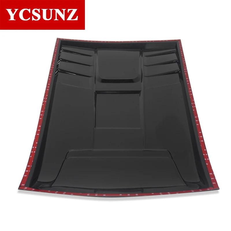 Matte Black Bonnet Scoop Hood Cover For ISUZU Dmax D-max V-Cross 2020 2021 2022 Pickup Truck Car Accessories