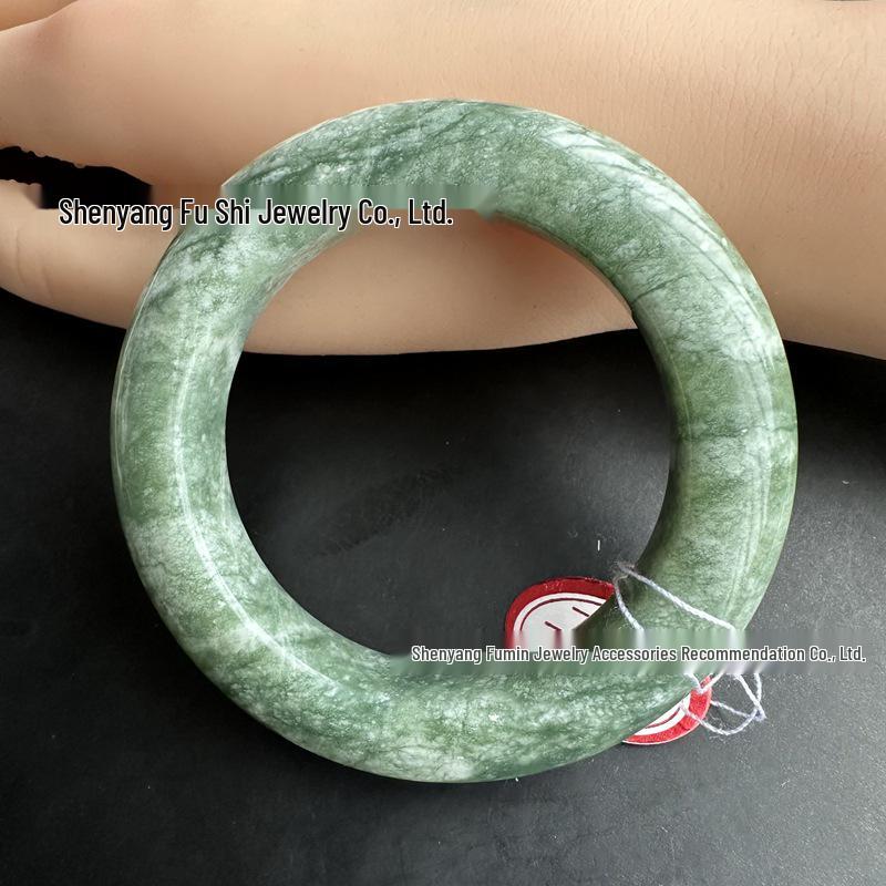 Hetian Jade Green Ice Bracelet 60/61