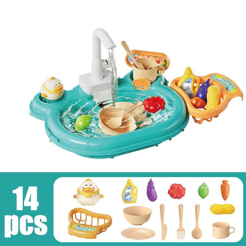 Haute Qualité Enfants Puzzle de Haute Qualité Jeu de Simulation de Haute Qualité Jouet de Haute Qualité Ensembles de Jeu Lave-Vaisselle de Haute Qualité Bassine de Haute Qualité