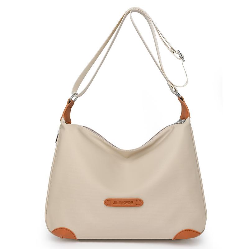 Geantă ușoară din pânză de nailon impermeabilă de mare capacitate pentru femei, geantă de umăr, geantă crossbody, geantă pentru mamă