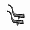 1pair Aluminum Alloy 24mm Mountain Bike Disc Brake Bar Handle   Cycling Accessory (Black)
