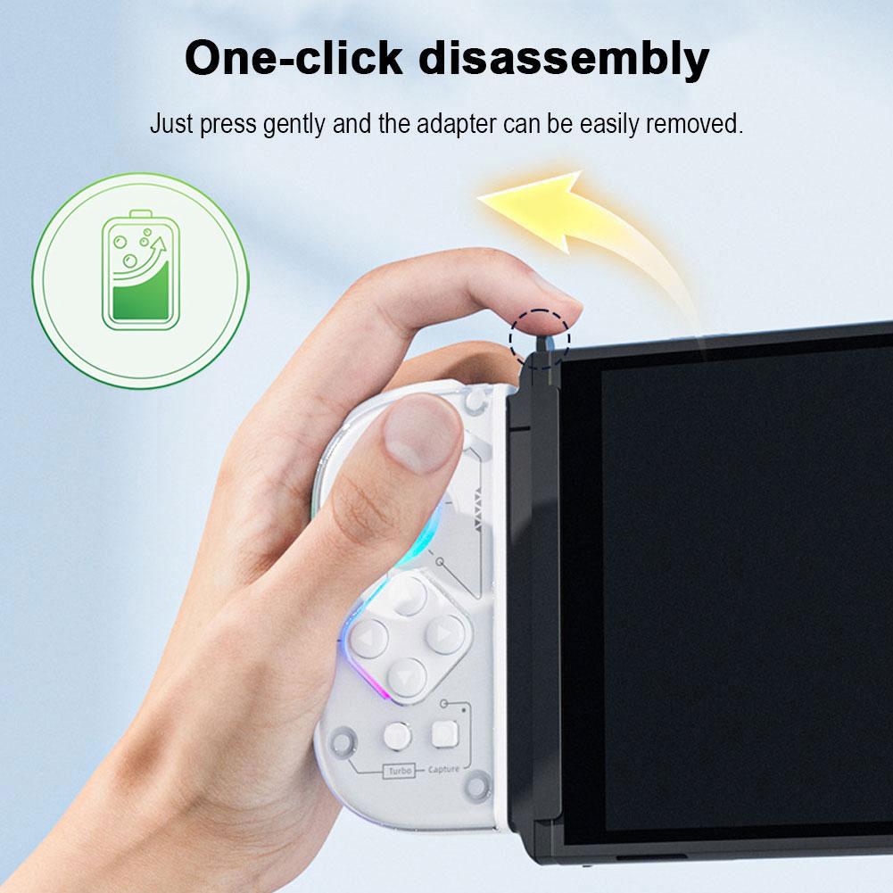 Griffadapter Für Nintendo Switch2 Host Wiederaufladbarer Magnetischer Konverter Für NS2 JoyCon Game Controller Adapter Zubehör
