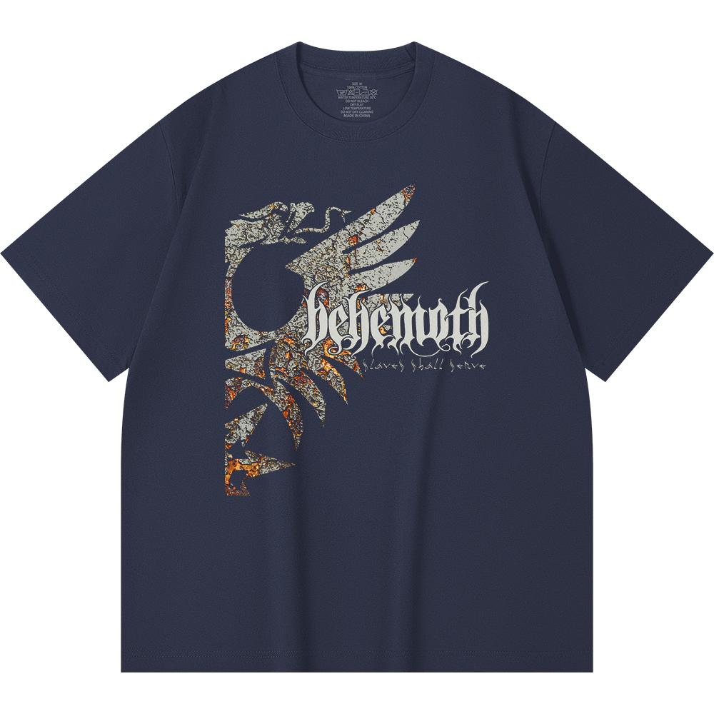 230 g/m² 100% Bavlna T-shirt Heavy Metal Rocková Kapela Tisk Populární Hudby Unisex Těžký Bavlněný T-shirt