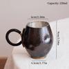 Pure Copper Coffee Mug ,Handcrafted Retro Engraving Hammer Texture 260 ml Beer Moscow Mule Tumbler Water Cup,Tea Water Tableware