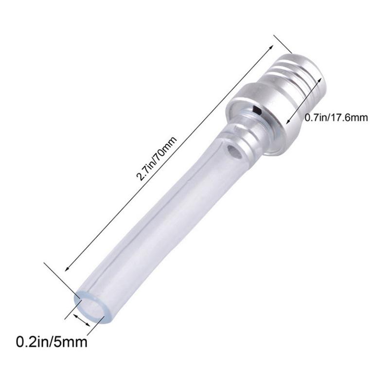 Motorcycle Gas Fuel Cap Single Way Valves Vent Breather Hoses Tubes For Motocross Atv Quad Dirt Pit Bike Fuel Tank Breather Pipe
