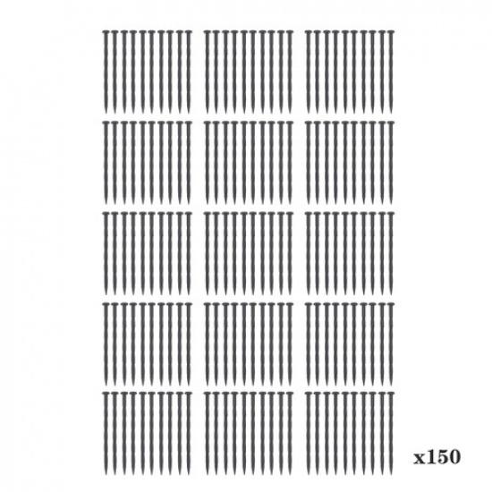 8 Inch Plastic Edging Nails Spiral Landscape Anchoring Spikes For Tent Garden