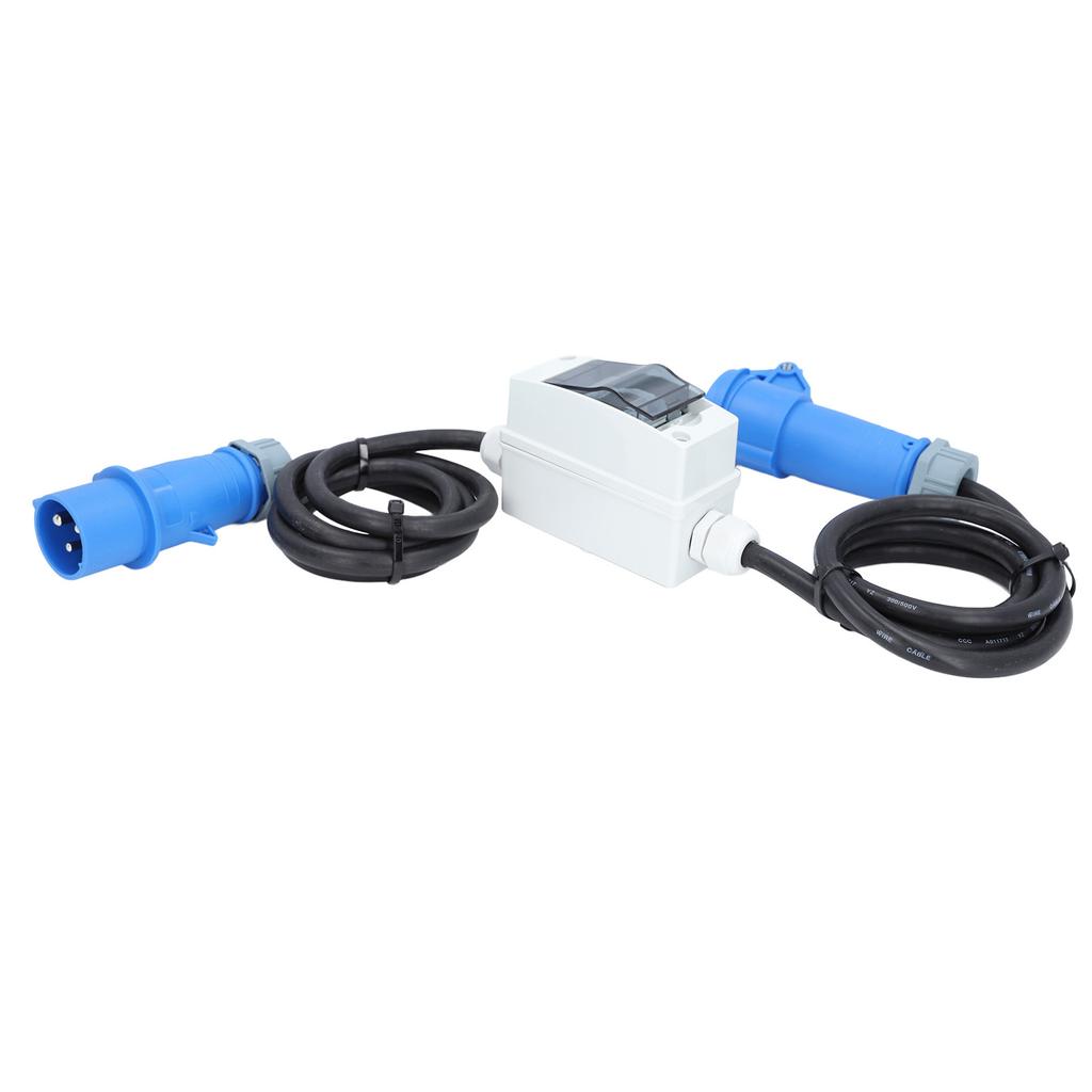 Tomada CEE 3 pinos AC 220-250V 16A com Medidor Digital LCD 220V Medidor de Eletricidade Digital para RV Carro Elétrico