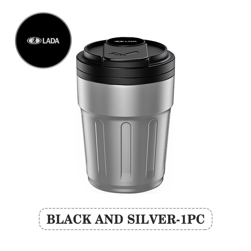 For Lada New Car Ashtray Creative Coffee Cup Style with Lid ABS Shell Garbage Storage Cup Niva Priora 4x4 Urban Vesta Granta PP19