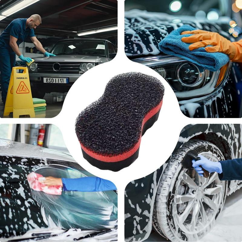 Car Wash Sponge Fine Polishing Pads Honeycomb Car Wax Applicator Pads Buffing Detail Sponge For Auto Cleaning And Polishing