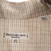 Yves Saint Laurent 80s 90s Old Check Pattern Long Sleeve Shirt Shirt Men's Used