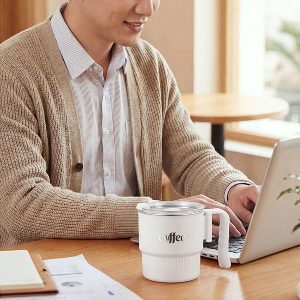 Leak-proof Double Layer Coffee Mug Sealed Thermal Drinkware Insulated Water Cup  Portable Use