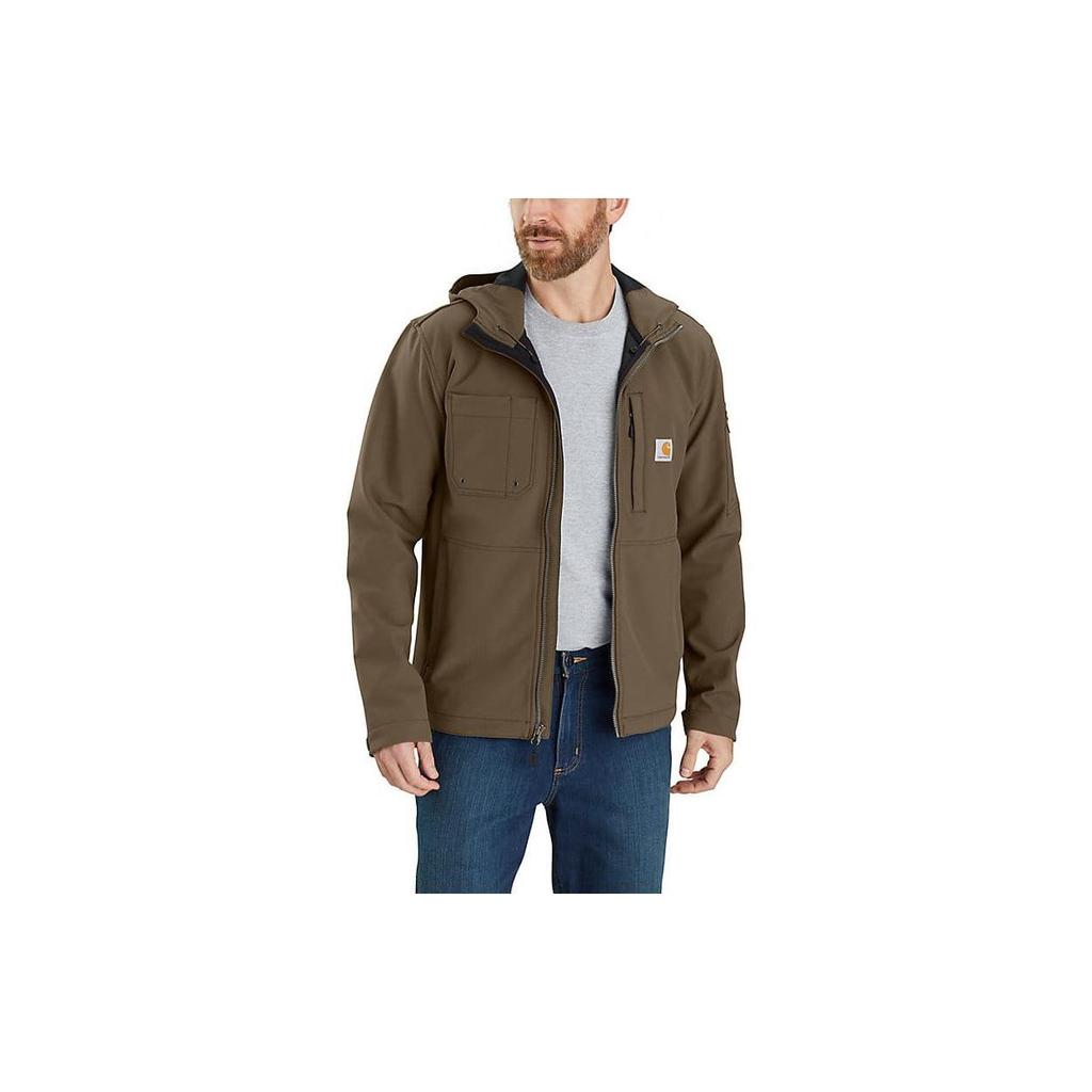 Carhartt 103829 RAIN DEFENDER Collection MIDWEIGHT SOFTSHELL HOODED JACKET Level 1 Cold Resistant RELAXED FIT 103829