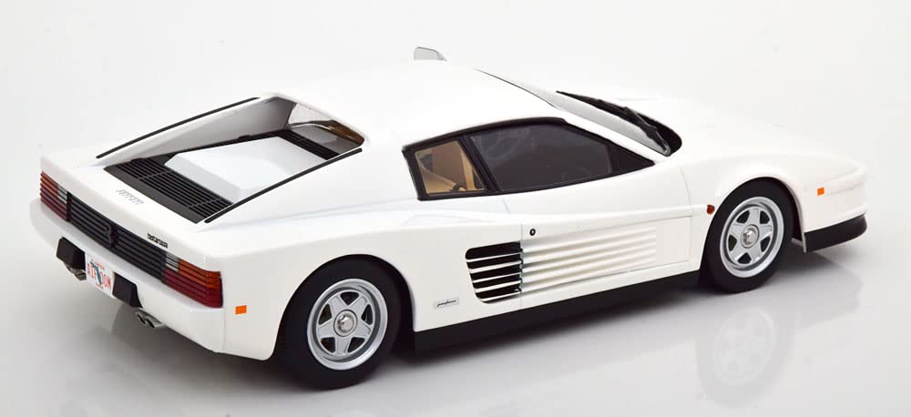 Scale Ferrari Testarossa 1984 White US Specification Ferrari Testarossa Monospecchio White KKDC180502 KK-Scale 1/18 (Miami Vice) US-Version [Used]
