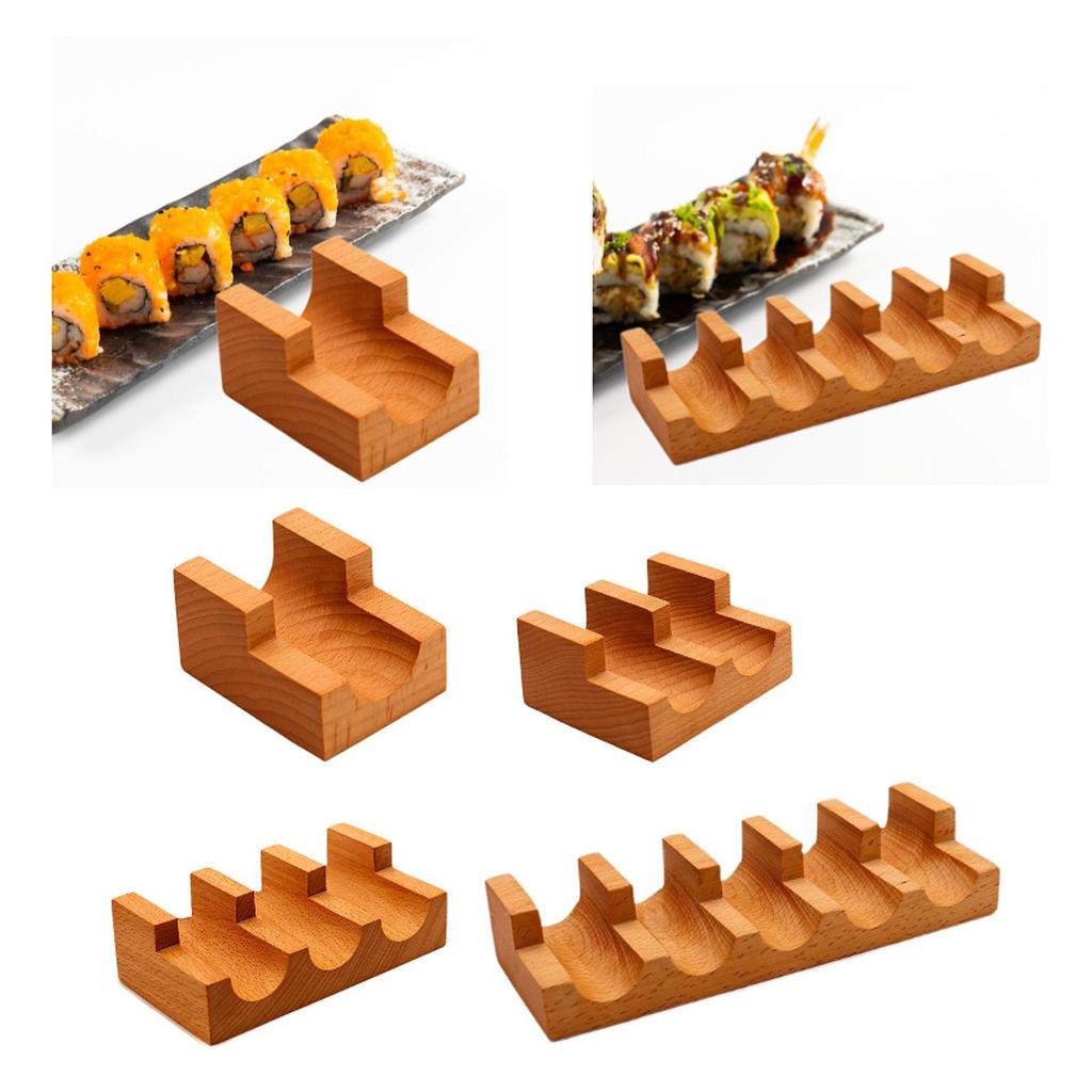 Holz Sushi Tacos Halter Dekorative Deko Platte Gadget Präsentationsständer für