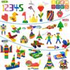 Kinder 600 Stück Set Bausteine Konstruktionsspielzeug - Lernspielset Stem Spielzeug Set Pädagogisches Set Kind Gehirnentwicklung Vorschule Kindergarten Spielzeug