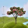 Mini Cherry Blossom Bonsai: Artificial Green Plant Decoration for Micro Landscapes.