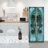 Water Droplets Geometry Line Pattern Self-Adhesive Refrigerator Freeze Sticker Kid's Art Fridge Door Cover Wallpaper Teenager 3D