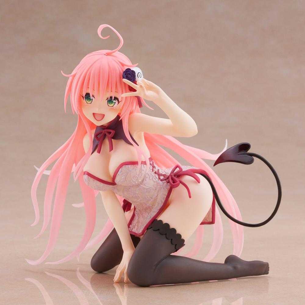 12CM Lala Satalin Deviluke Figur To LOVEru Darkness Anime kniende Position Modell Spielzeug Cheongsam Geschenk Sammlung Ornamente PVC